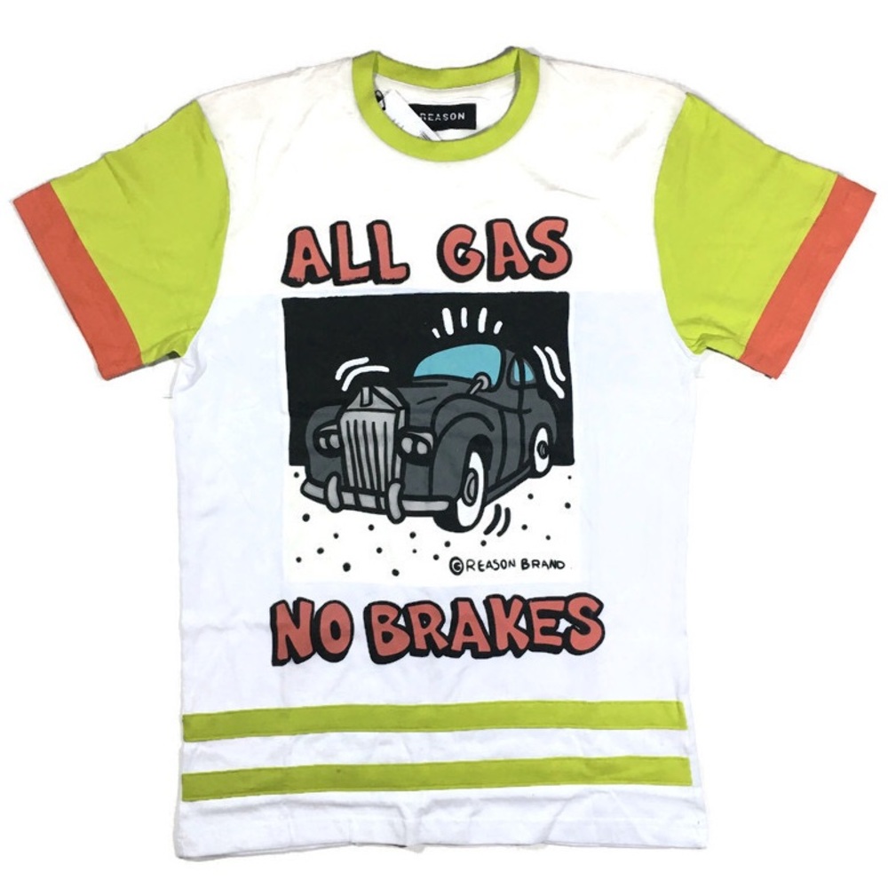 Men’s “All Gas” T-Shirt. Sizes Medium, and X-L.